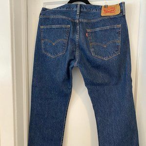 Levi’s Men’s 501 Original Fit Jean, Dark Stonewa